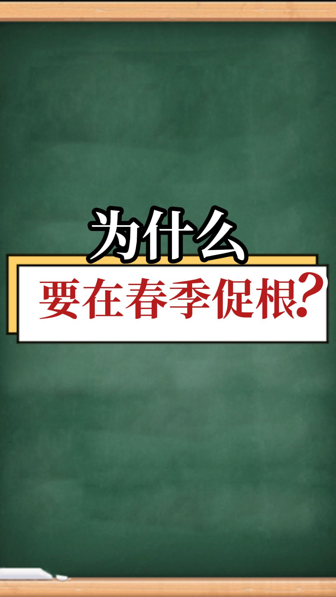 為什么要在春季促根？